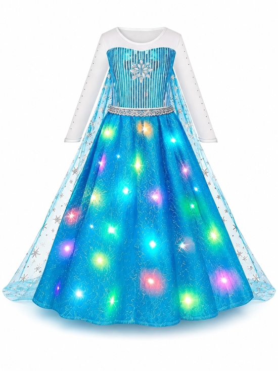 Other - Elsa Frozen Light-Up Princess Costume Dress